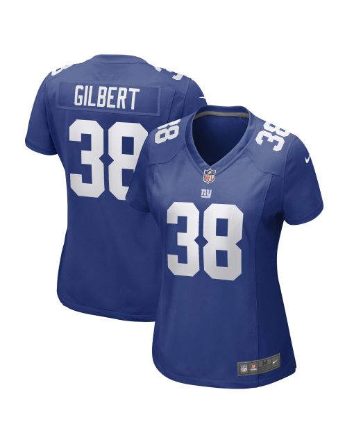 Women’s New York Giants Zyon Gilbert Royal Game Player Jersey