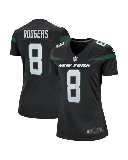 Women’s New York Jets Aaron Rodgers Black Player Jersey