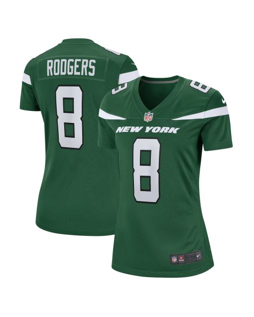Women’s New York Jets Aaron Rodgers Green Player Jersey