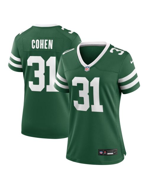 Women’s New York Jets Tarik Cohen Legacy Green Team Game Jersey