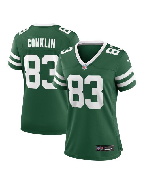 Women’s New York Jets Tyler Conklin Legacy Green Team Game Jersey