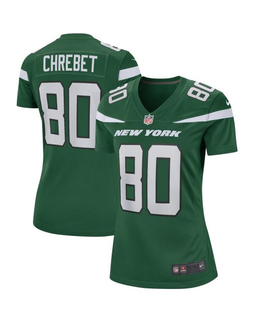 Women’s New York Jets Wayne Chrebet Gotham Green Game Retired Player Jersey