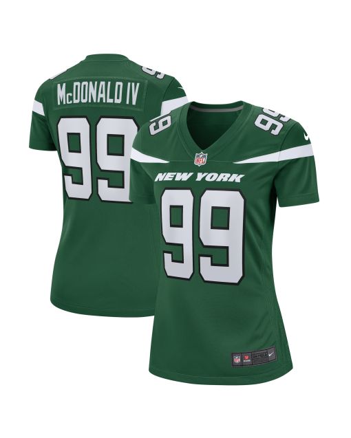 Women’s New York Jets Will McDonald IV Gotham Green Game Jersey