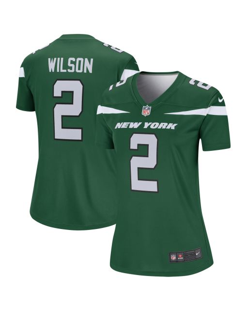 Women’s New York Jets Zach Wilson Green Team Legend Player Performance Top