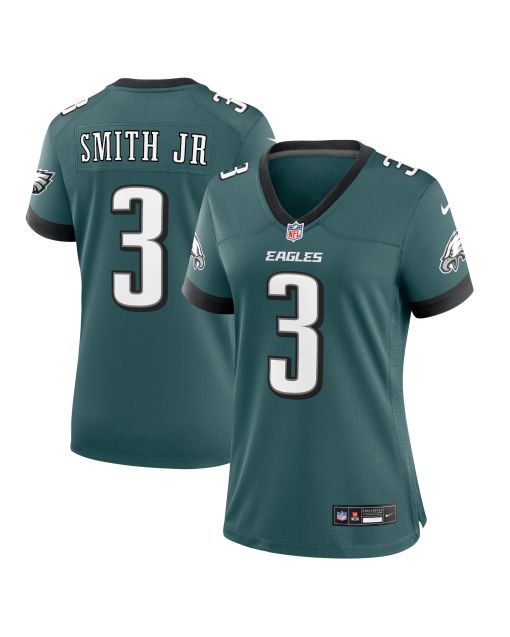 Women’s Philadelphia Eagles Nolan Smith Midnight Green Team Game Jersey