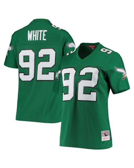 Women’s Philadelphia Eagles Reggie White Mitchell & Ness Kelly Green 1990 Legacy Jersey