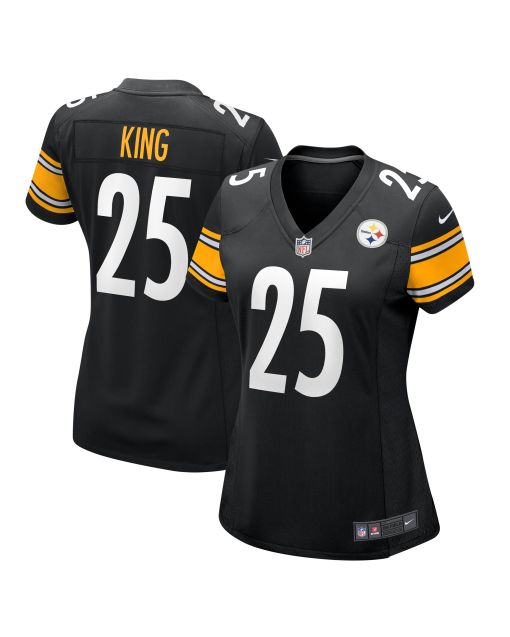 Women’s Pittsburgh Steelers Desmond King Black Game Jersey