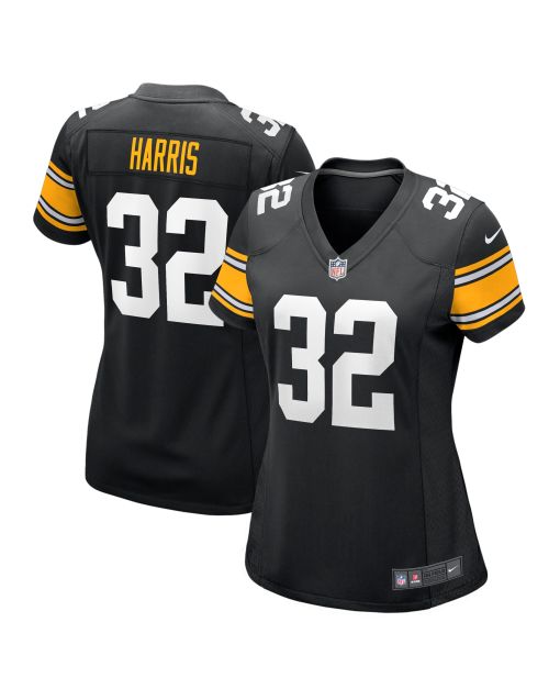 Women’s Pittsburgh Steelers Franco Harris Black Alternate Retired Player Jersey