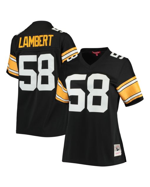 Women’s Pittsburgh Steelers Jack Lambert Mitchell & Ness Black Legacy Player Jersey
