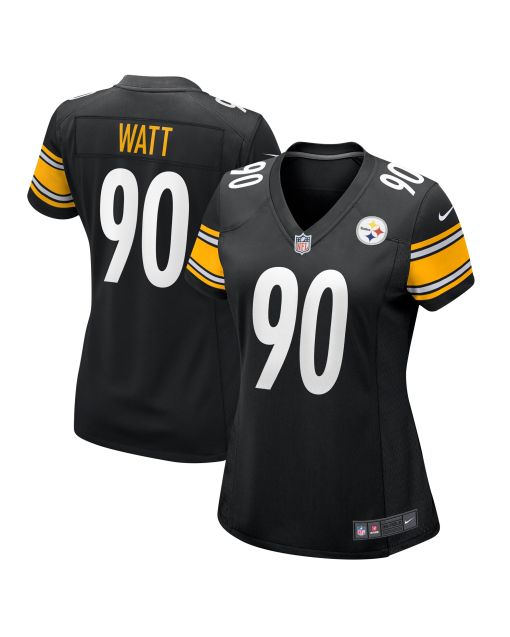 Women’s Pittsburgh Steelers T.J. Watt Black Game Jersey