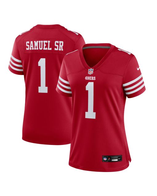 Women’s San Francisco 49ers Deebo Samuel Sr Scarlet Game Jersey