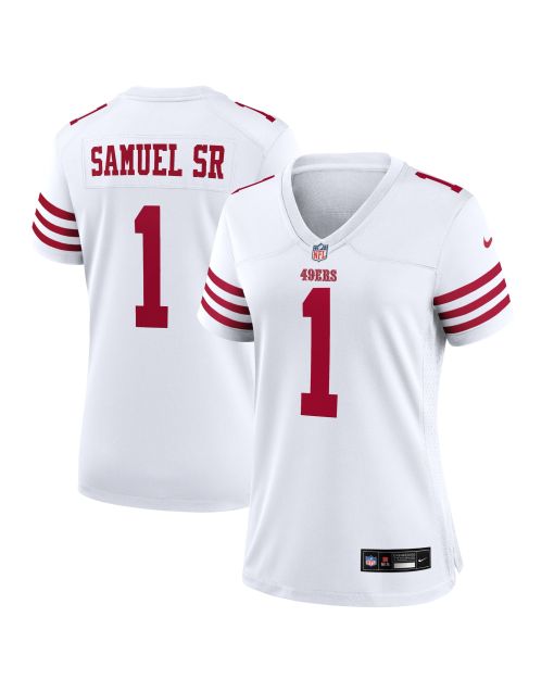 Women’s San Francisco 49ers Deebo Samuel Sr White Game Jersey