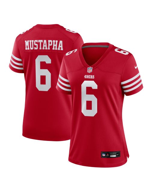 Women’s San Francisco 49ers Malik Mustapha Scarlet Game Jersey