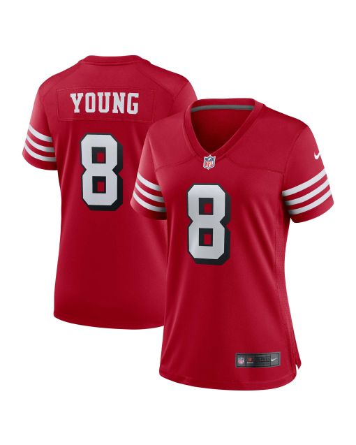 Women’s San Francisco 49ers Steve Young Scarlet Alternate Game Jersey