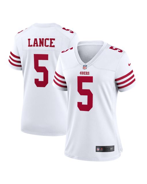 Women’s San Francisco 49ers Trey Lance White Player Jersey