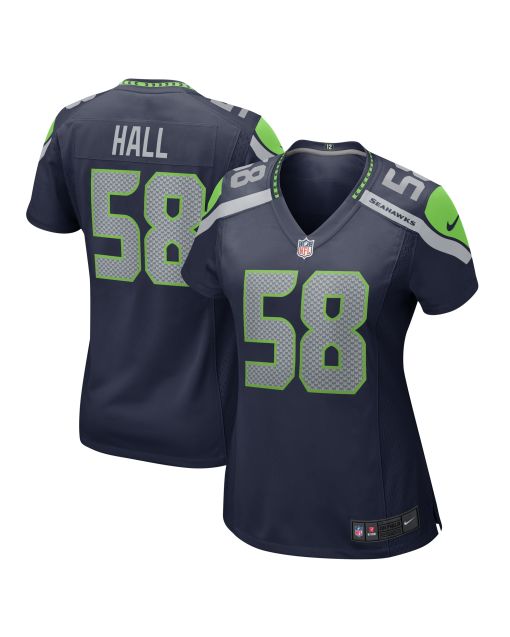 Women’s Seattle Seahawks Derick Hall College Navy Game Jersey