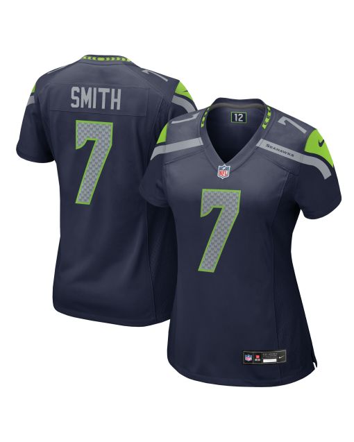 Women’s Seattle Seahawks Geno Smith College Navy Team Game Jersey