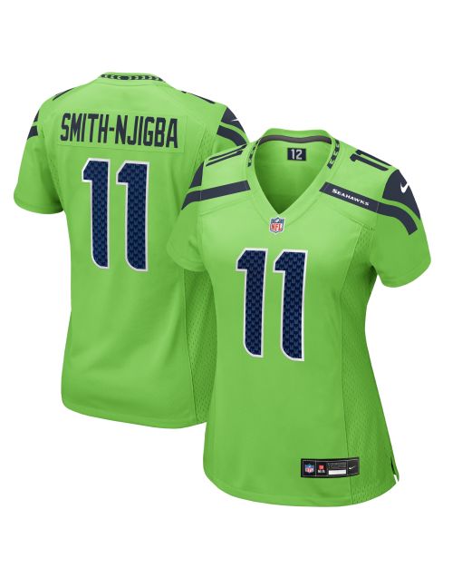 Women’s Seattle Seahawks Jaxon Smith-Njigba Neon Green Game Jersey