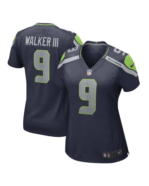 Women’s Seattle Seahawks Kenneth Walker III Navy Player Jersey