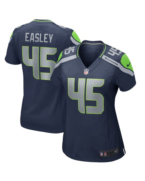Women’s Seattle Seahawks Kenny Easley College Navy Game Retired Player Jersey