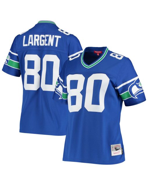 Women’s Seattle Seahawks Steve Largent Mitchell & Ness Royal 1985 Legacy Jersey