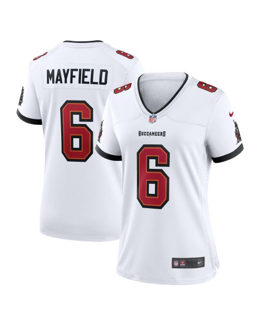 Women’s Tampa Bay Buccaneers Baker Mayfield White Away Game Jersey