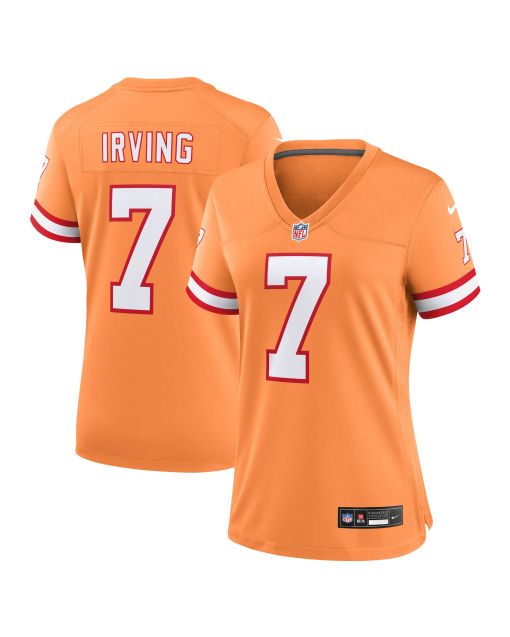 Women’s Tampa Bay Buccaneers Bucky Irving Orange Alternate Game Jersey