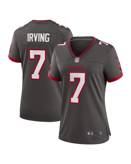 Women’s Tampa Bay Buccaneers Bucky Irving Pewter Alternate Game Jersey