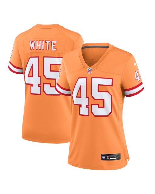 Women’s Tampa Bay Buccaneers Devin White Orange Player Jersey