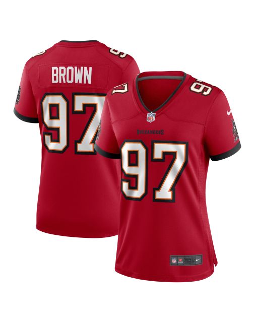 Women’s Tampa Bay Buccaneers Earnest Brown IV Red Game Jersey