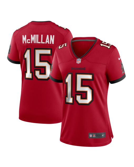 Women’s Tampa Bay Buccaneers Jalen McMillan Red Game Jersey