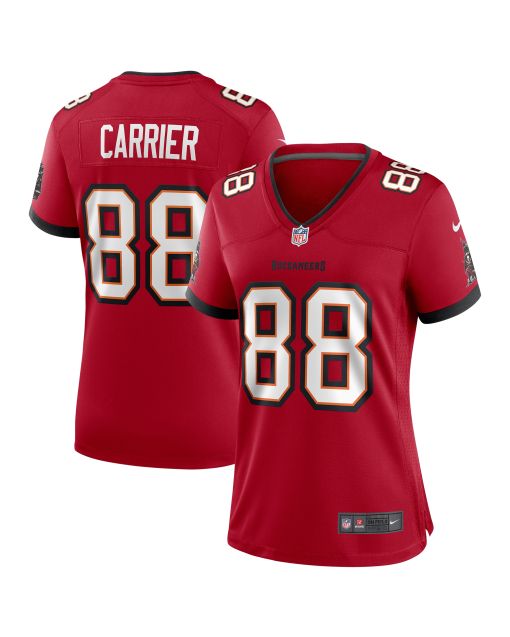Women’s Tampa Bay Buccaneers Mark Carrier Red Game Retired Player Jersey