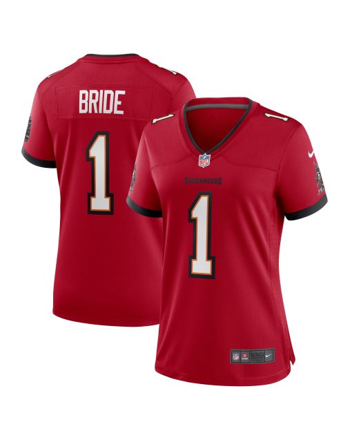 Women’s Tampa Bay Buccaneers Number 1 Bride Red Game Jersey