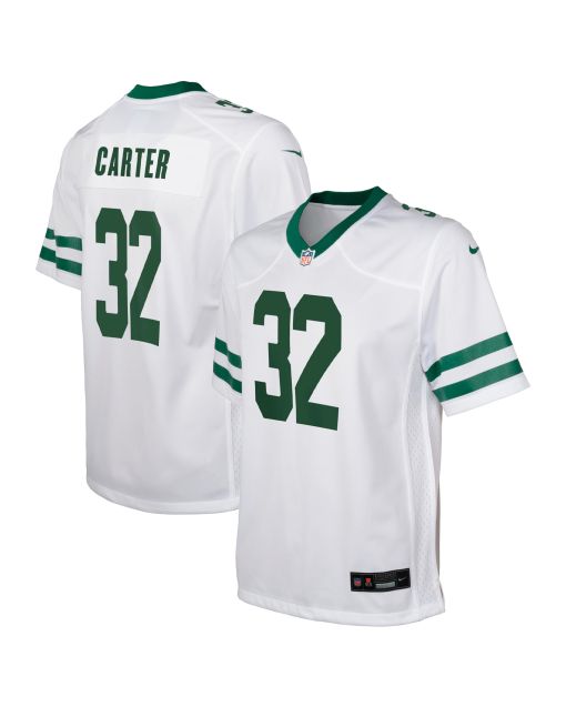 Youth New York Jets Michael Carter Legacy White Game Jersey
