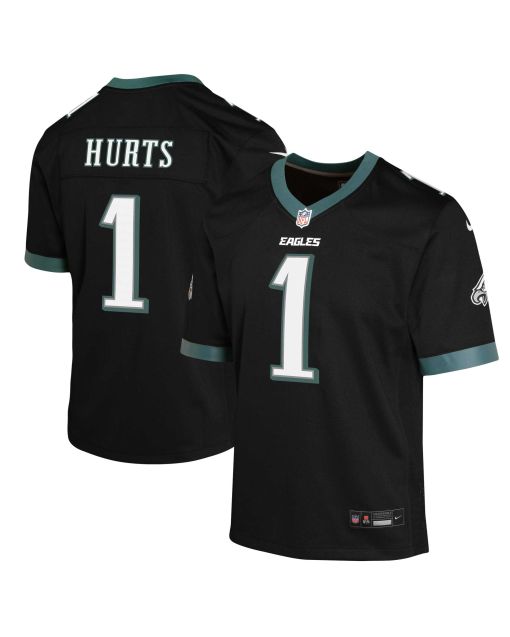 Youth Philadelphia Eagles Jalen Hurts Black Game Jersey