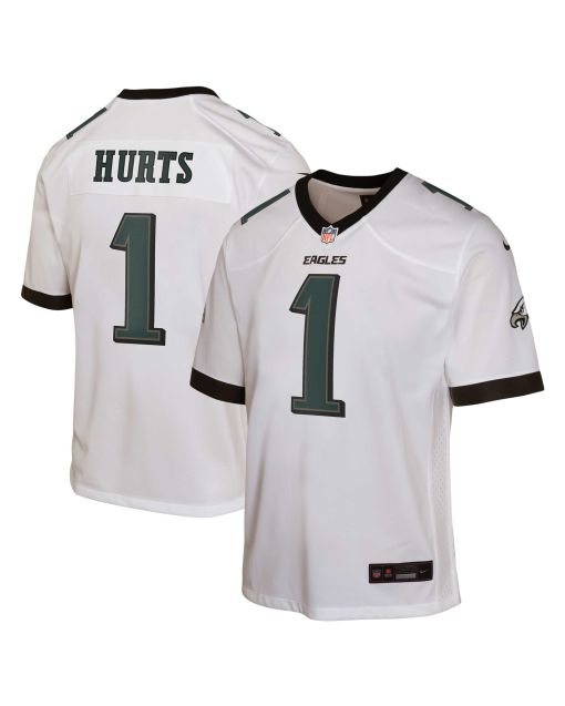 Youth Philadelphia Eagles Jalen Hurts White Game Jersey