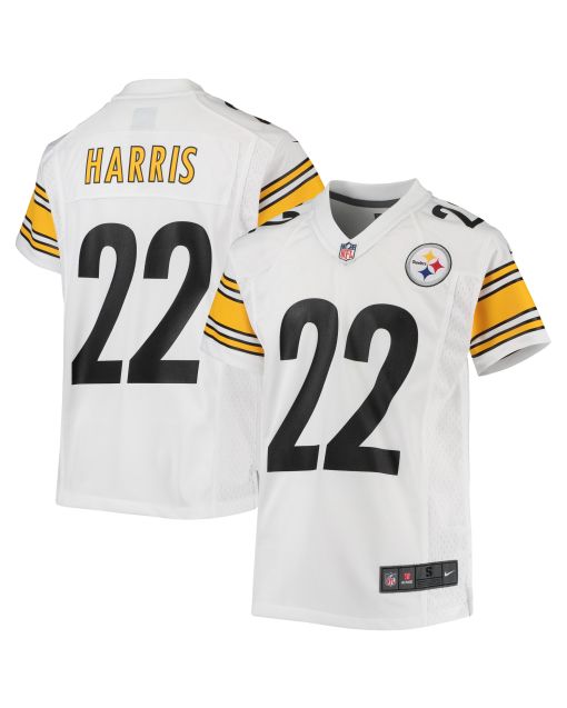 Youth Pittsburgh Steelers Najee Harris White Game Jersey