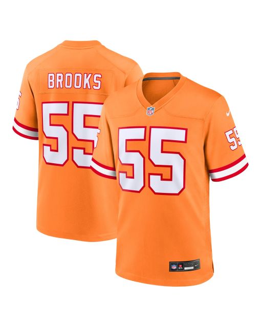 Youth Tampa Bay Buccaneers Derrick Brooks Orange Retired Player Game Jersey
