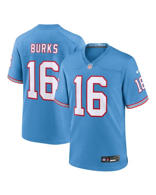 Youth Tennessee Titans Treylon Burks Light Blue Game Jersey