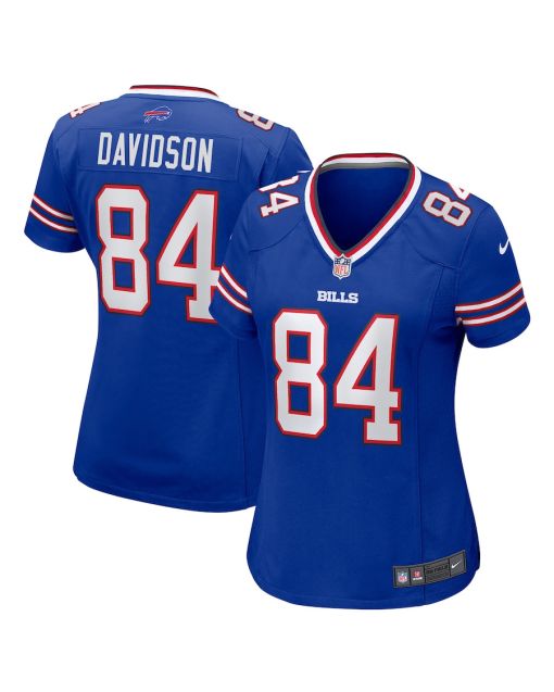 Zach Davidson 84 Buffalo Bills Women Game Jersey – Royal