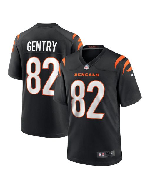 Zach Gentry 82 Cincinnati Bengals Team Game Men Jersey – Black