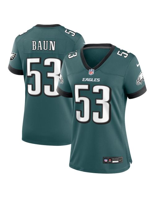 Zack Baun 53 Philadelphia Eagles Women’s Game Jersey – Midnight Green