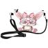 Cute kawaii bunny with pink glasses makeup bag