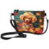 Autumn Daydreams Dog by the Window Makeup Bag