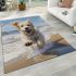 Beach bliss a dog's delight area rugs carpet