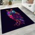 Beautiful colorful owl area rugs carpet