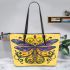 Beautiful dragonfly swirling colors leather Chic Stylish Tote Bag & Women Totes: Perfect Gift for Girlfriend | Crossbody, Purse, Handbag