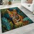 Bengal cat as a symbol of wildlife conservation area rugs carpet