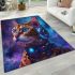 Bengal cat in intergalactic adventures area rugs carpet