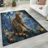 Bengal cat in mythical realms area rugs carpet